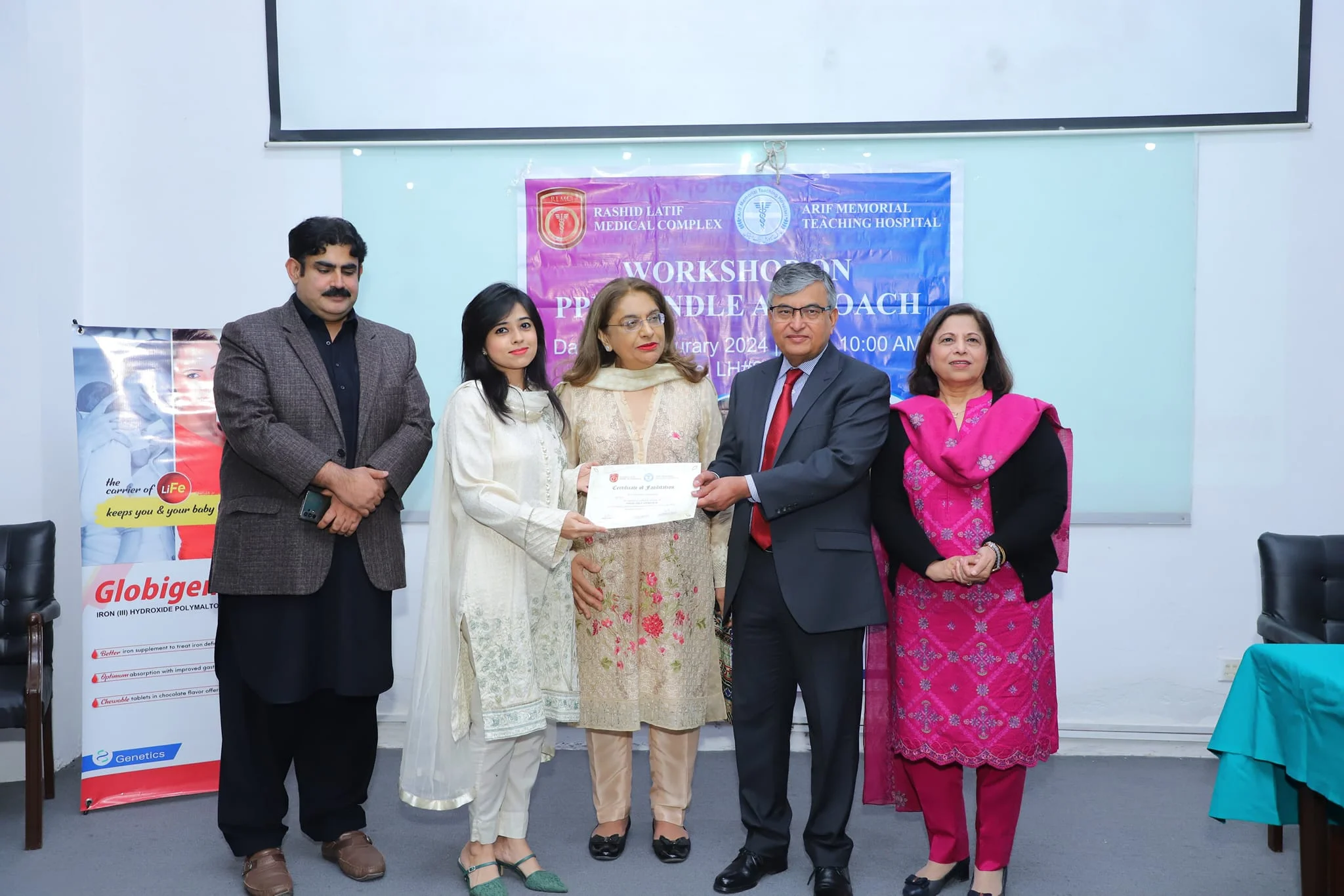 Dr. Tahir Masood Ahmed With Assoc. Prof. Dr. Samar Hussain