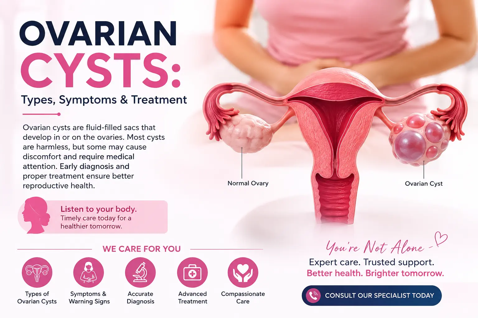 Ovarian Cysts: Types, Symptoms & Treatment