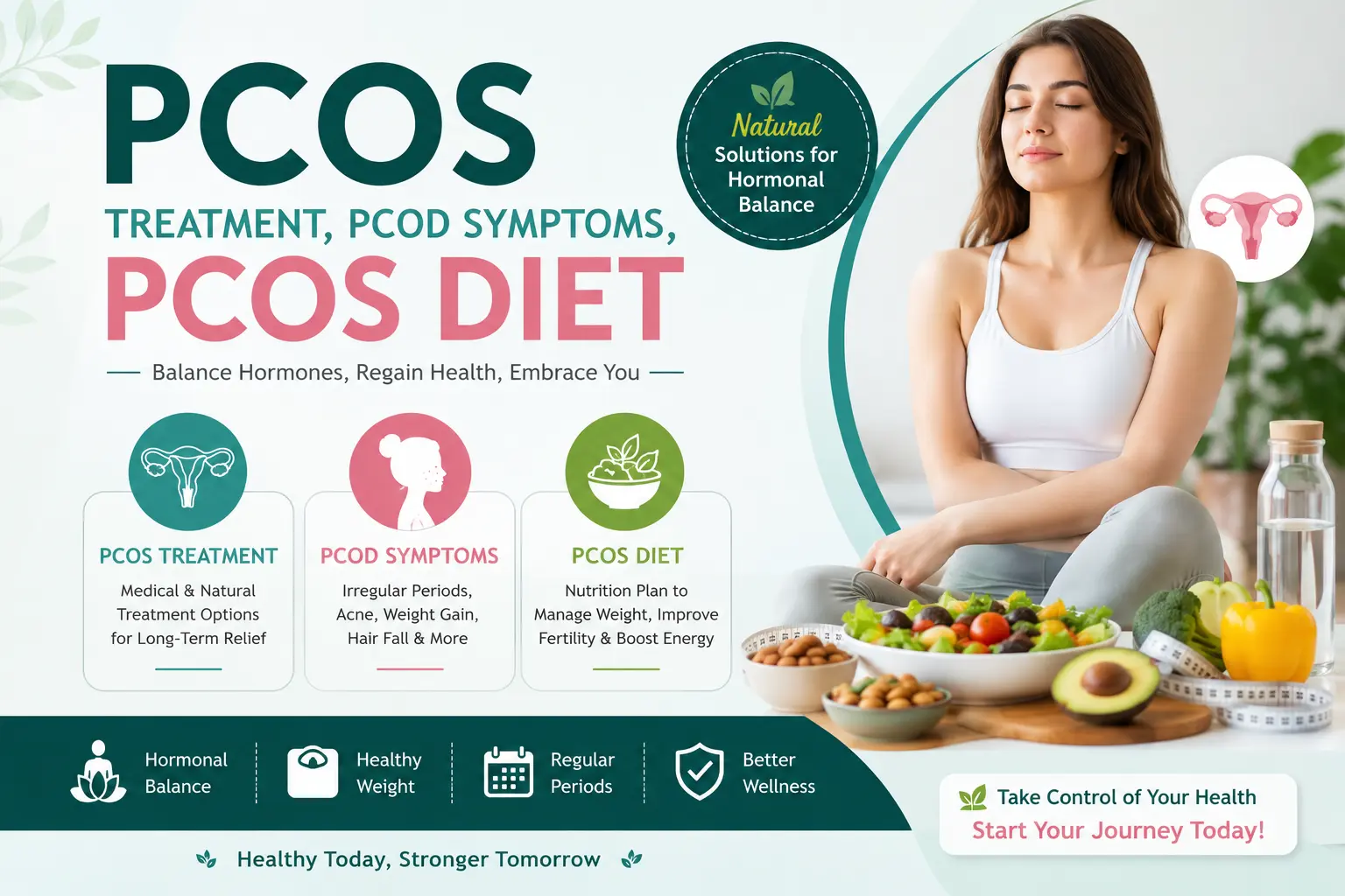 PCOS Treatment: 7 Symptoms, Causes & Diet Tips for PCOD